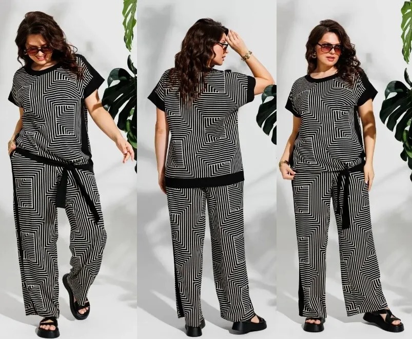 Комплект, брюки, блузка Romanovich Style 2-2689