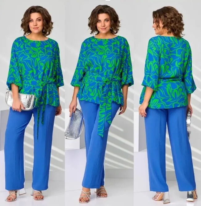 Комплект, блузка, брюки Асолия 1439