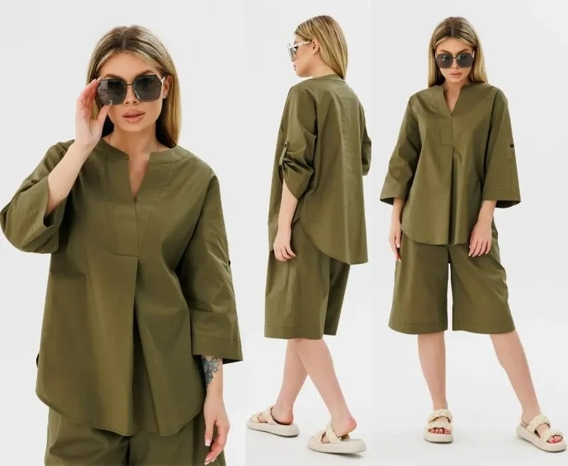 Комплект, блуза, шорты Ambera Style 2078