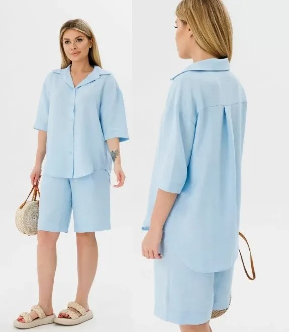 Комплект, рубашка, шорты Ambera Style 2022В