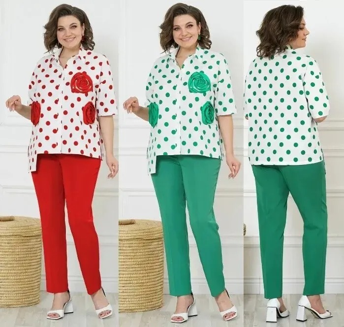 Комплект, блузка, брюки Alani Collection 2123