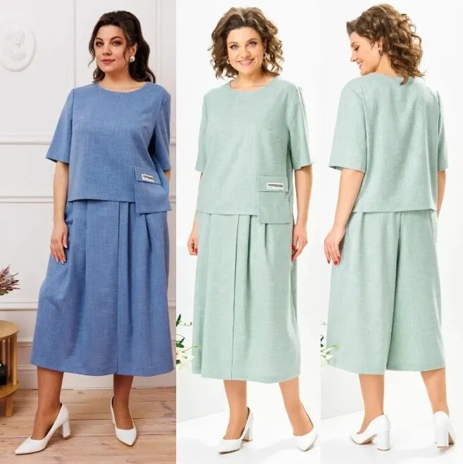 Костюм, блузон, юбка, брюки Romanovich Style 2-2775