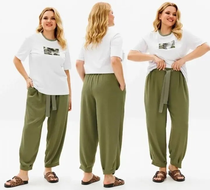 Комплект, футболка, брюки Michel Chic 1377
