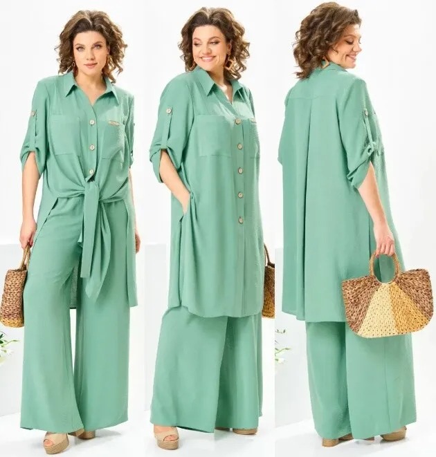 Костюм, блузка, брюки Romanovich Style 2-2784