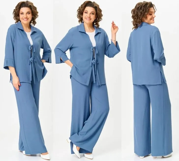 Костюм, жакет, топ, брюки Svetlana-Style 2114
