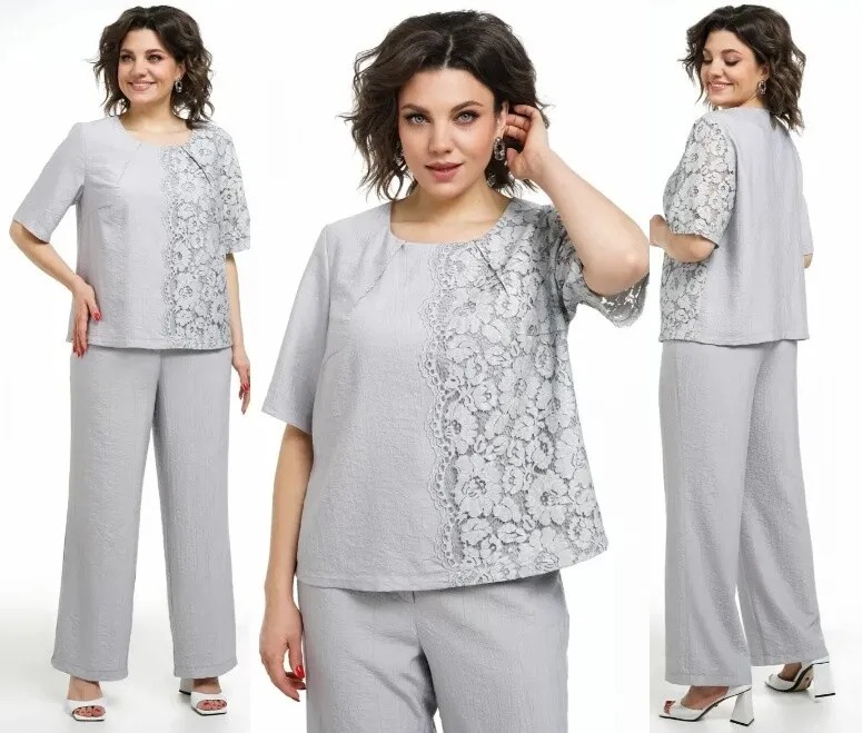 Комплект, блуза, брюки Alani Collection 2331