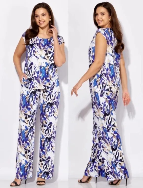 Комплект, блузка, брюки Taier 1299-1