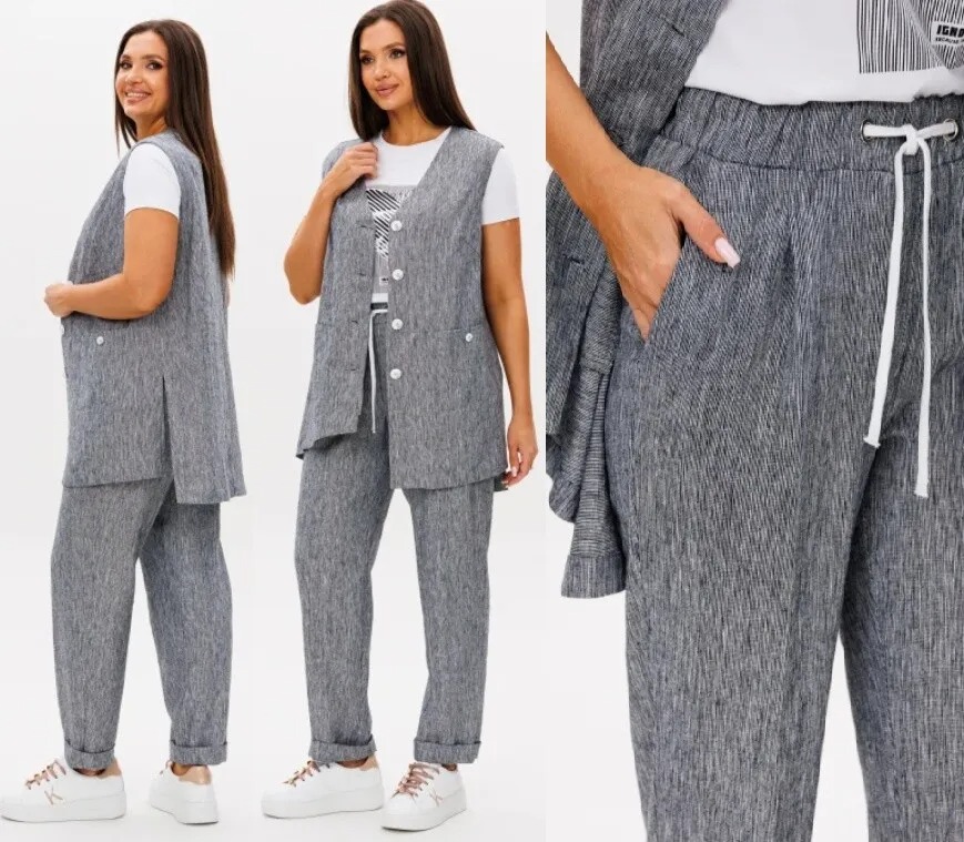 Костюм, футболка, жилет, брюки Fantazia Mod 5121