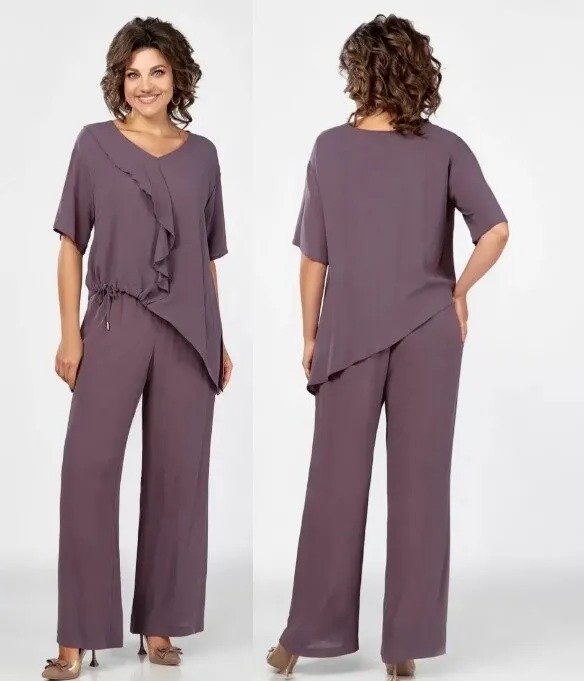 Комплект, блузка, брюки Mira Fashion 5562