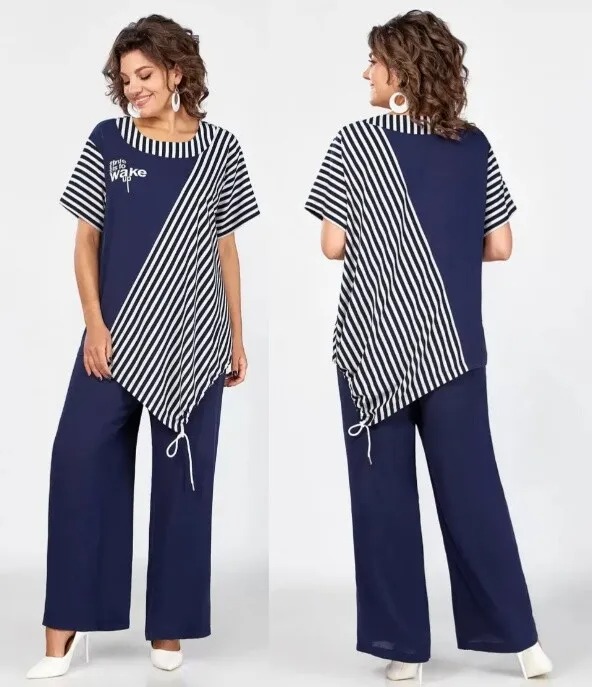 Костюм, брюки, блуза Mira Fashion 5563