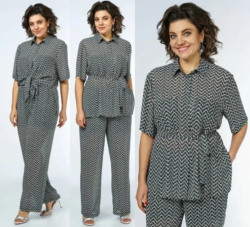 Комплект, блузка, брюки Alani Collection 2325