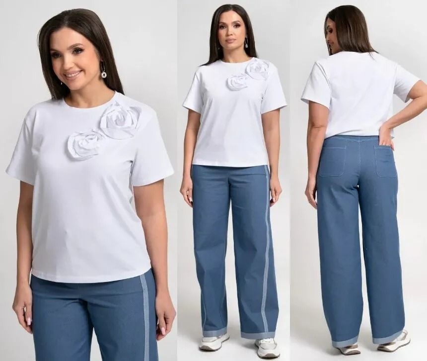 Комплект, блуза, брюки Alani Collection 2360С