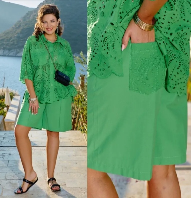 Костюм, блуза, блузка, шорты Vittoria Queen 24043