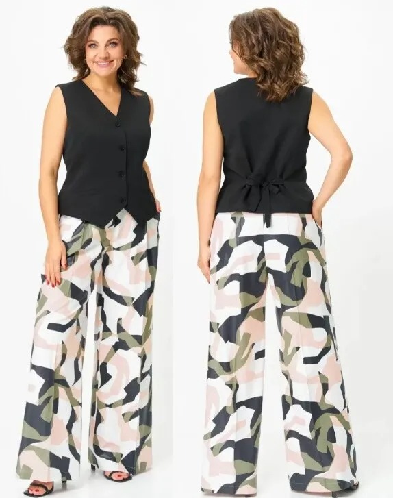 Комплект, брюки, жилет Andina City 9068-25