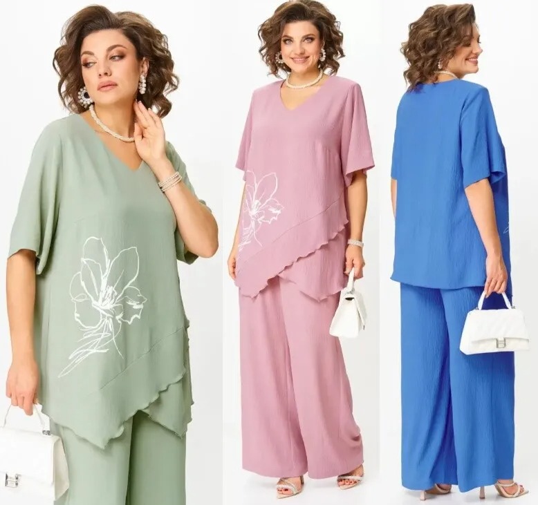 Костюм, брюки, блузка Aira Style 24230