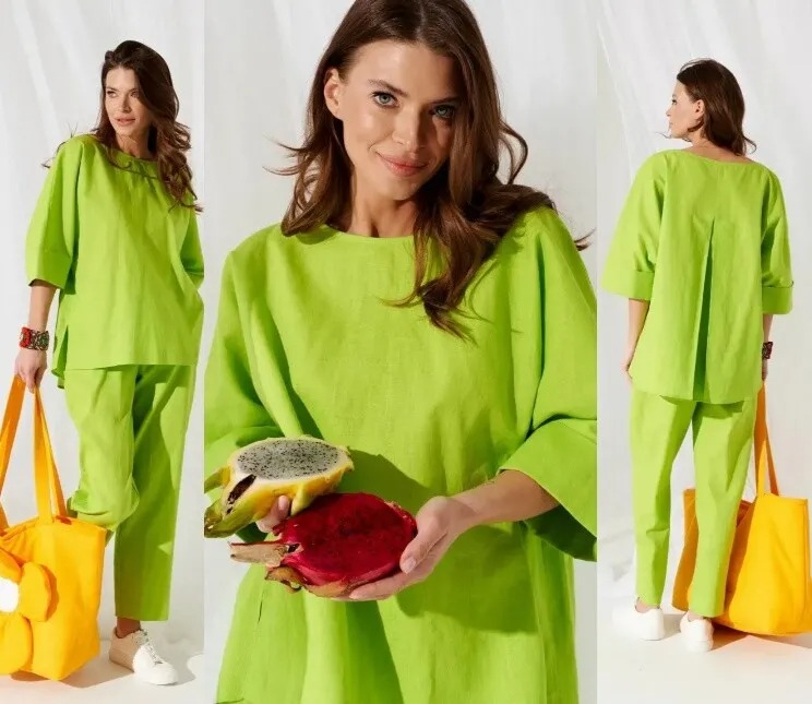 Комплект, блузка, брюки Elletto Life 5290