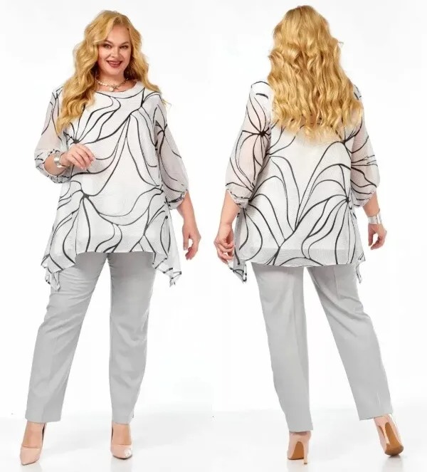 Комплект, блузка, брюки Элль-Стиль 2263/12