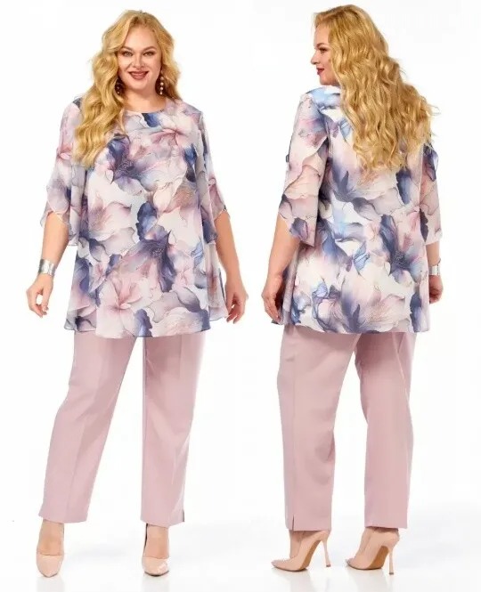 Комплект, блуза, брюки Элль-Стиль 2388