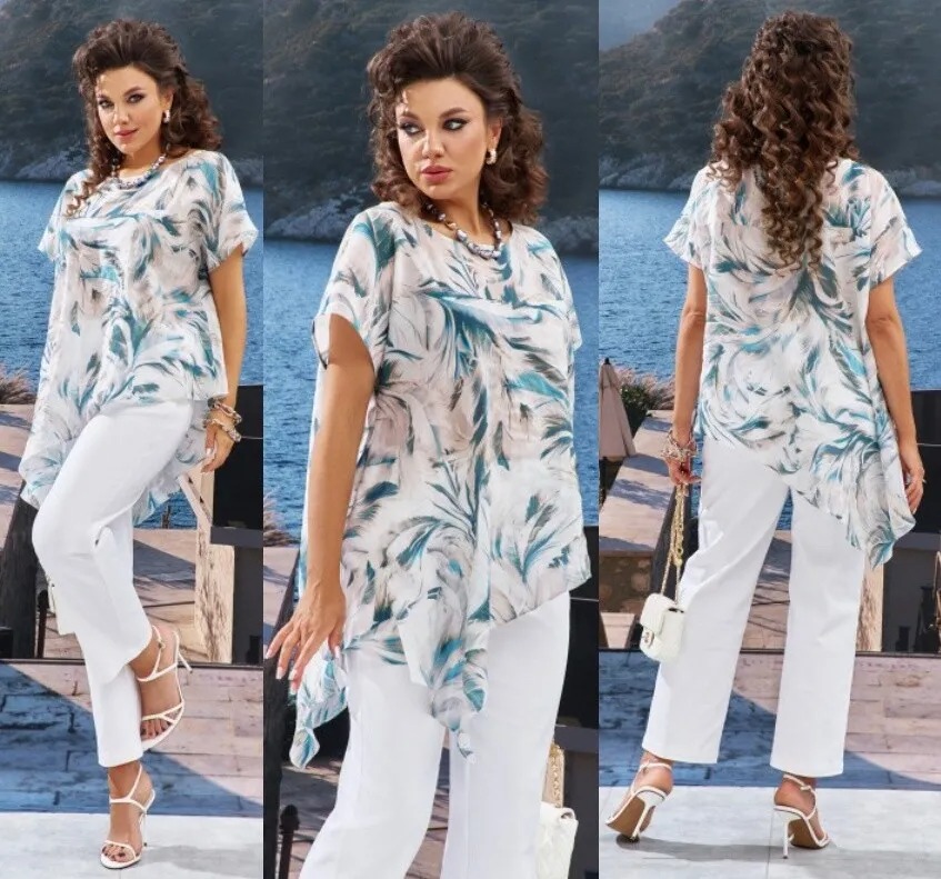 Комплект, блуза, брюки Vittoria Queen 24813