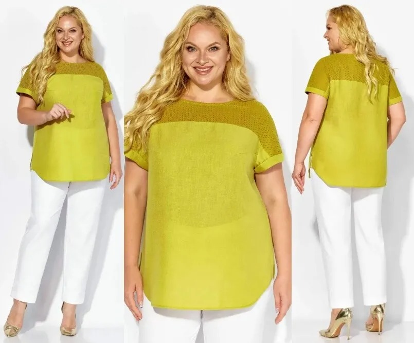 Комплект, брюки, блузка Линия-Л А-2075