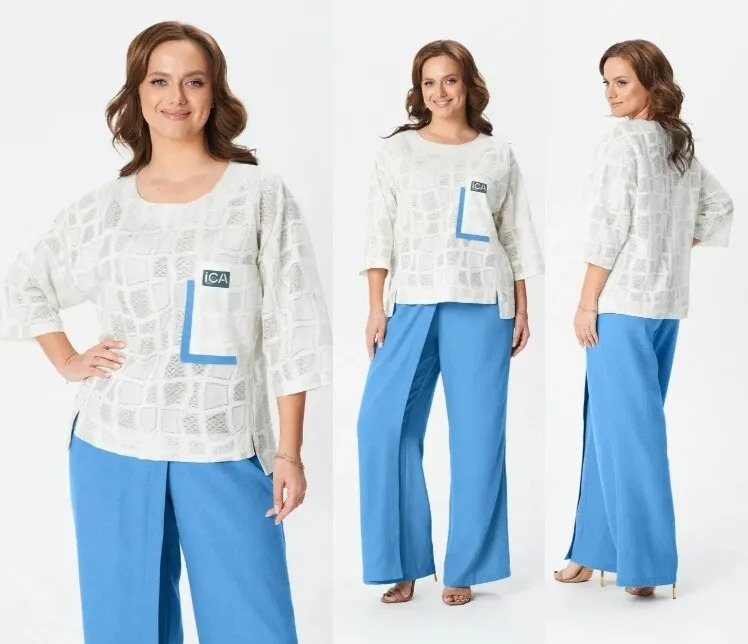 Комплект, брюки, блуза Verita 2368-2