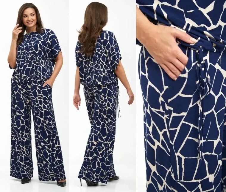 Костюм, брюки, блуза AXXA 4703