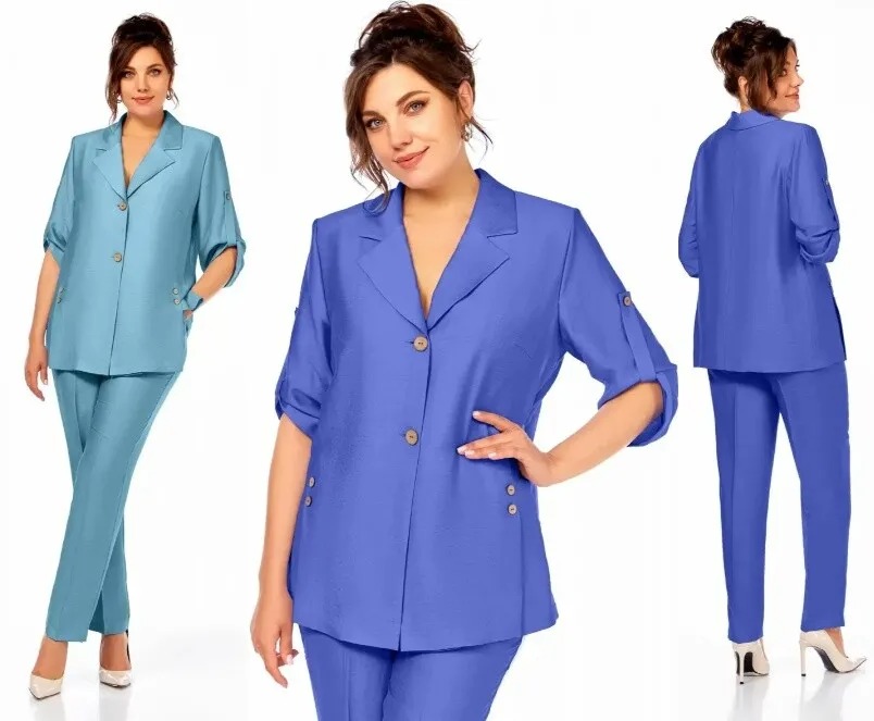 Жакет, брюки Ольга Стиль С-852