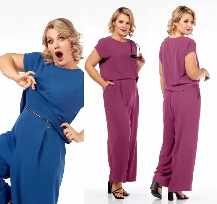 Костюм, блузка, брюки Ольга Стиль С-956