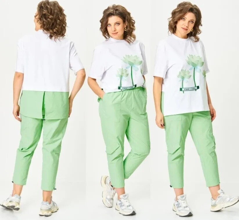 Комплект, футболка, брюки Michel Chic 1414С
