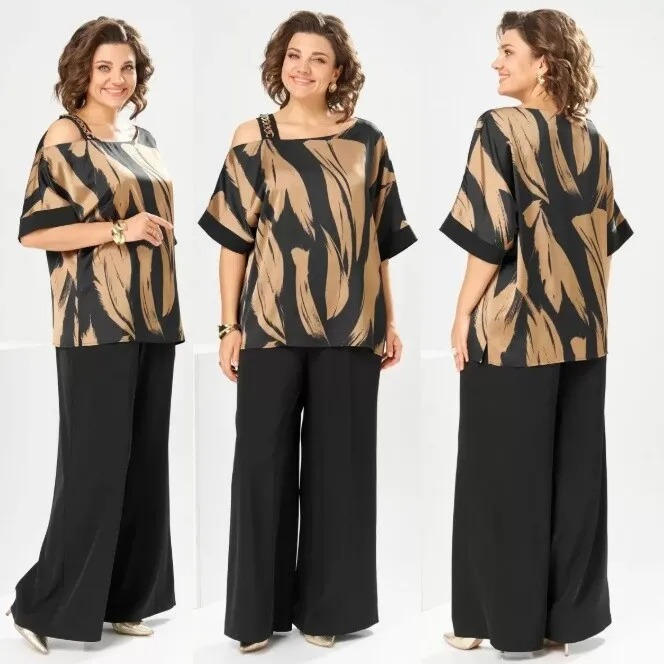 Комплект, брюки, блузка Romanovich Style 2-2884