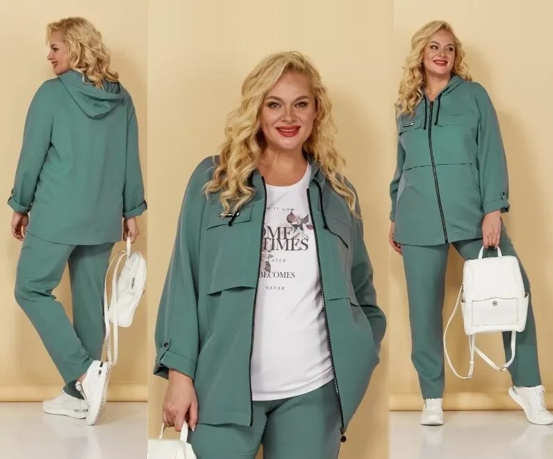 Комплект, жакет, брюки, ветровка, футболка Tensi 353Л