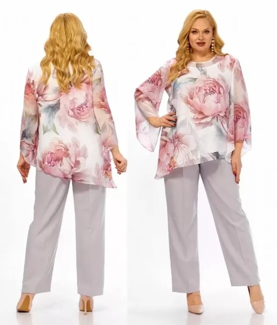 Комплект, блуза, брюки Элль-Стиль 2467