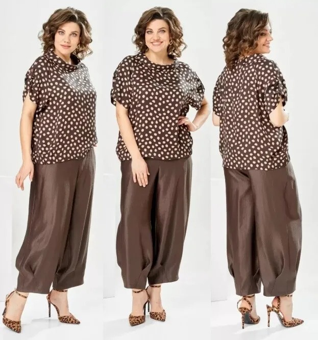 Комплект, блузка, брюки Romanovich Style 2-2924