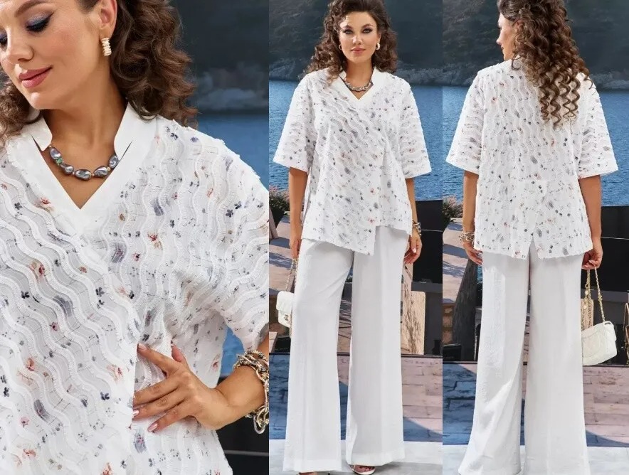 Комплект, блузка, брюки Vittoria Queen 29233