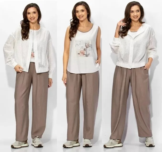 Комплект, топ, брюки Taier 1435