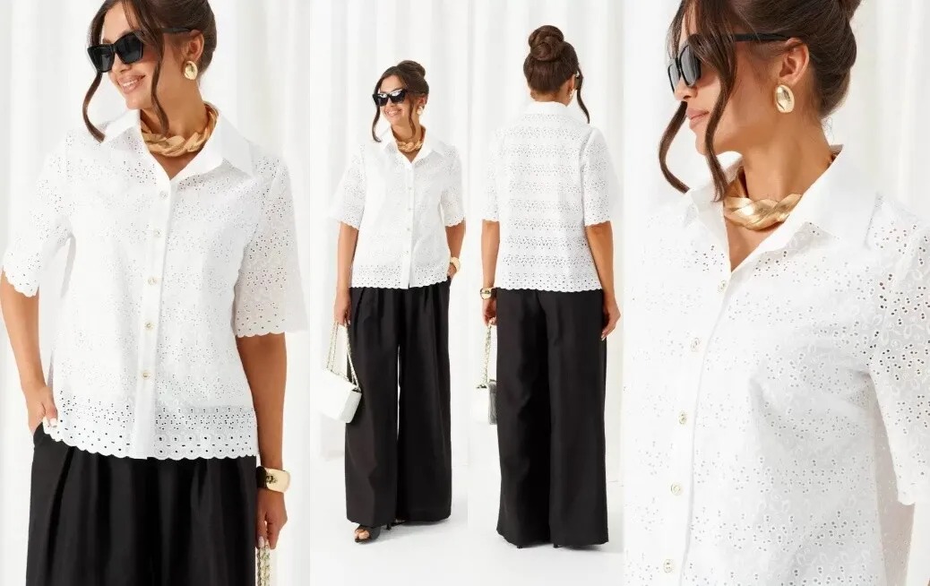 Комплект, блузка, брюки Beautiful&Free 6463