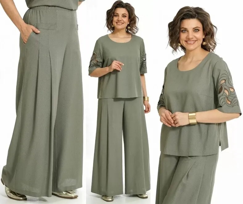 Комплект, блуза, брюки Alani Collection 2551