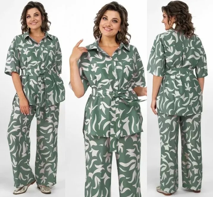 Комплект, блузка, брюки Alani Collection 2378