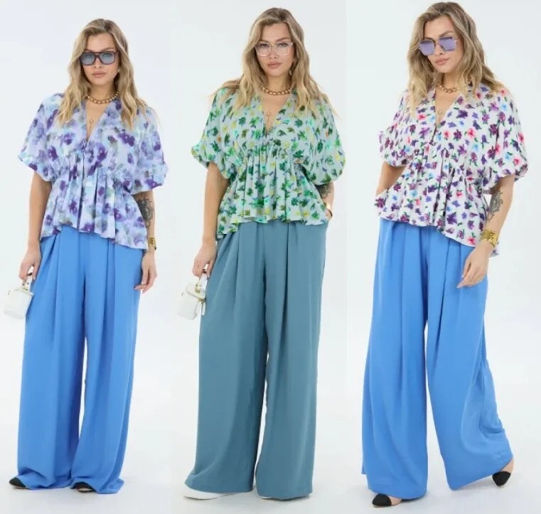 Комплект, брюки, блуза LM К8187