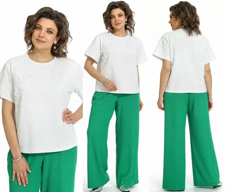 Комплект, блуза, брюки Alani Collection 2560