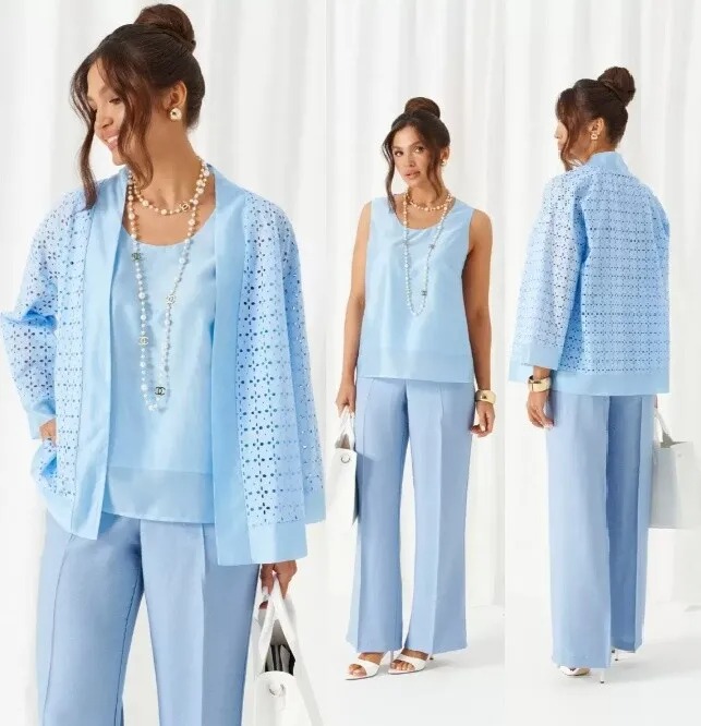 Комплект, брюки, топ, жакет Beautiful&Free 6469-2