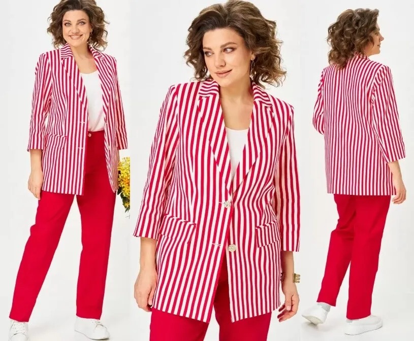 Брюки, жакет БелЭльСтиль 762+609