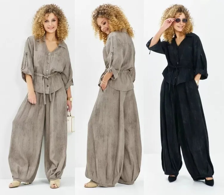 Костюм, блузон, брюки Euromoda 716