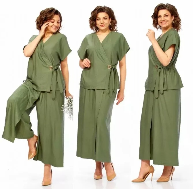 Комплект, блуза, брюки Diamant 2173