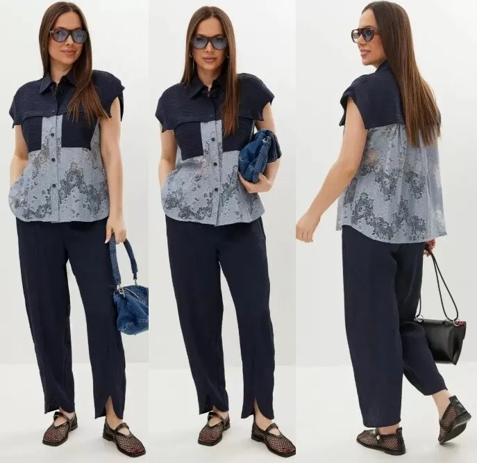 Блуза, брюки Магия Моды 2713