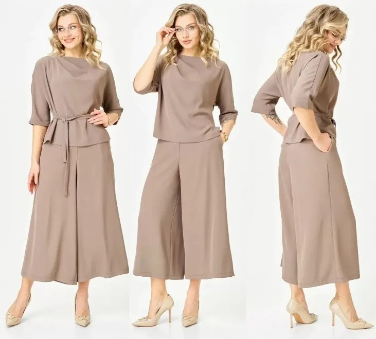 Комплект, блуза, брюки Tvin 7873