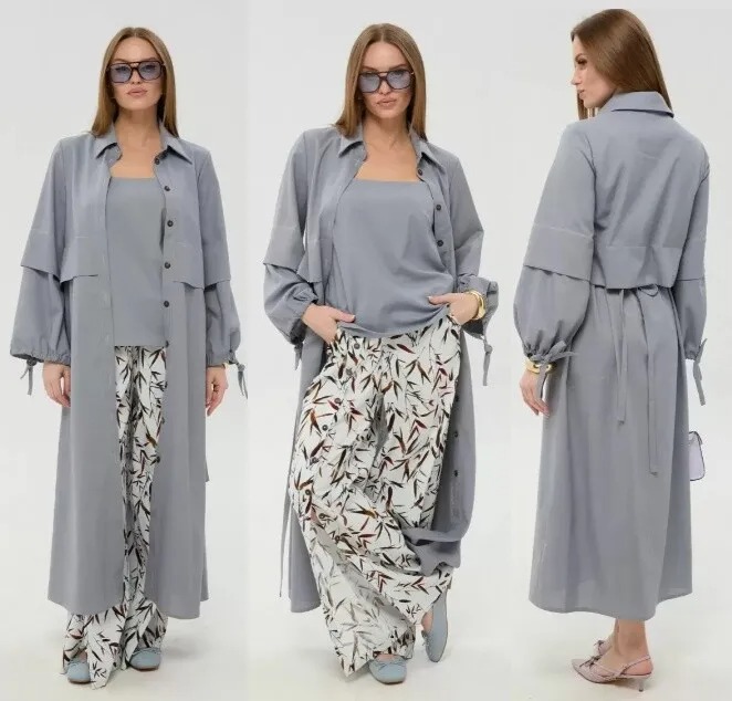 Костюм, кардиган, платье, брюки, топ NikVa 976-15