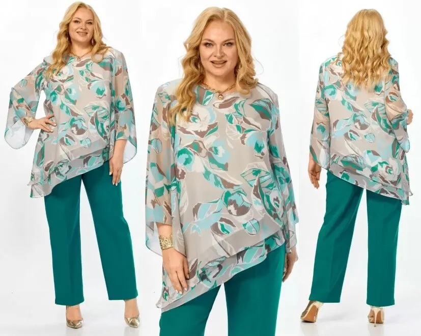 Комплект, блуза, брюки Элль-Стиль 2459.1