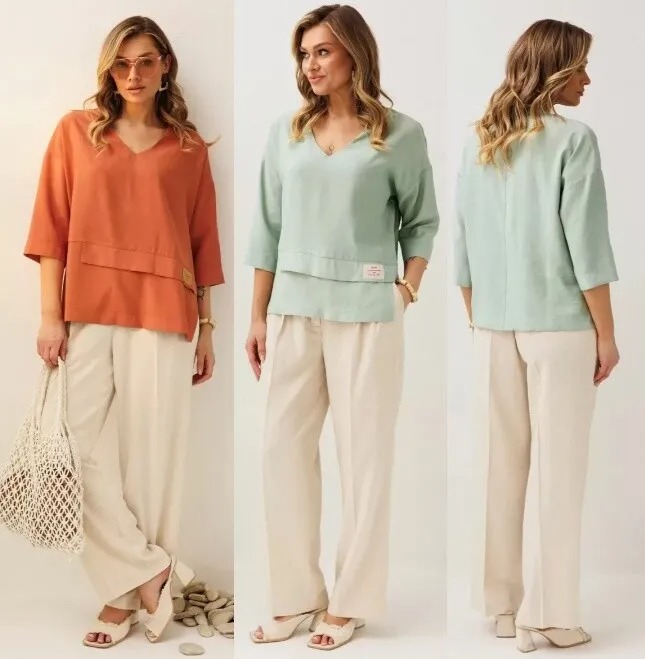 Комплект, блуза, брюки, топ Verita 2465