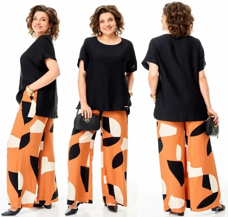 Комплект, брюки, блуза Michel Chic 1384Р